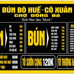 Quán Bún Bò Huế Cô Xuân Chợ Đông Ba Ở Thảo Điền Quận 2