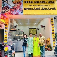 Bún đậu, cháo sườn ngon Hai Bà Trưng